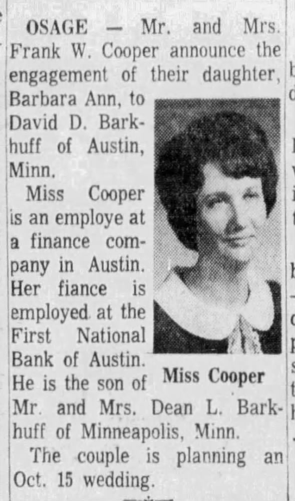 Clipping from The Courier